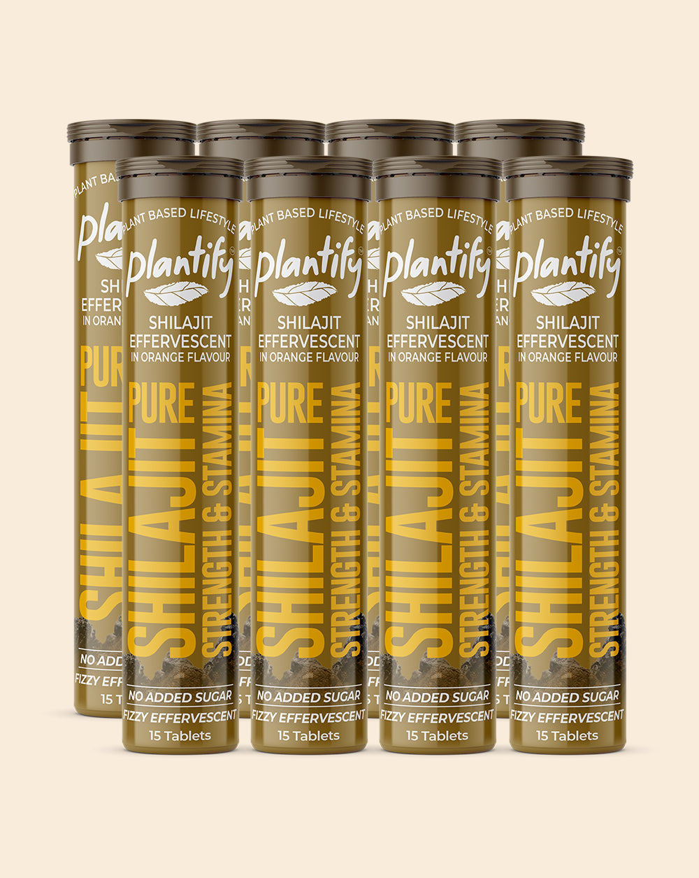 Pure Himalayan Shilajit Effervescent Tablets | Boost Energy & Vitality with Plantify